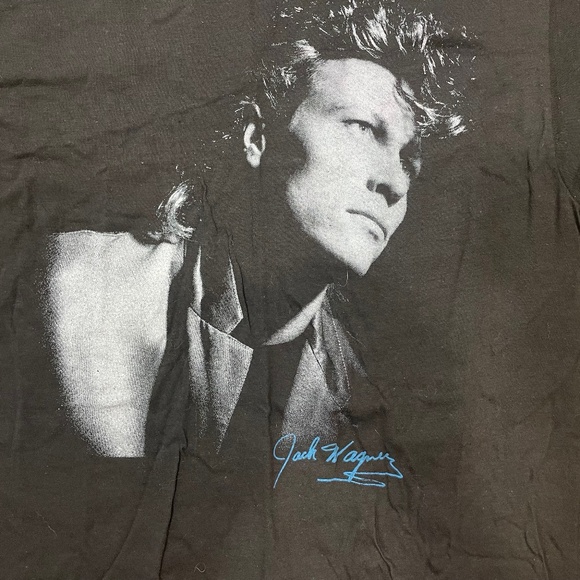 Vintage (but never worn) Jack Wagner Concert Tour Shirt from 1985 - Picture 2 of 8